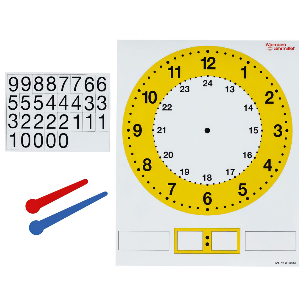 Magnetische Tafeluhr
