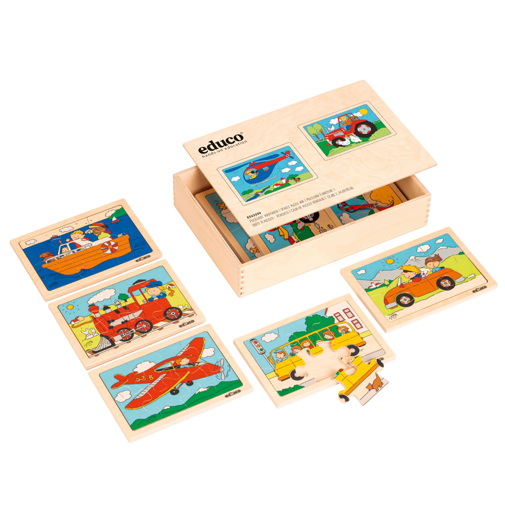 Educo® Puzzlebox Fahrzeuge