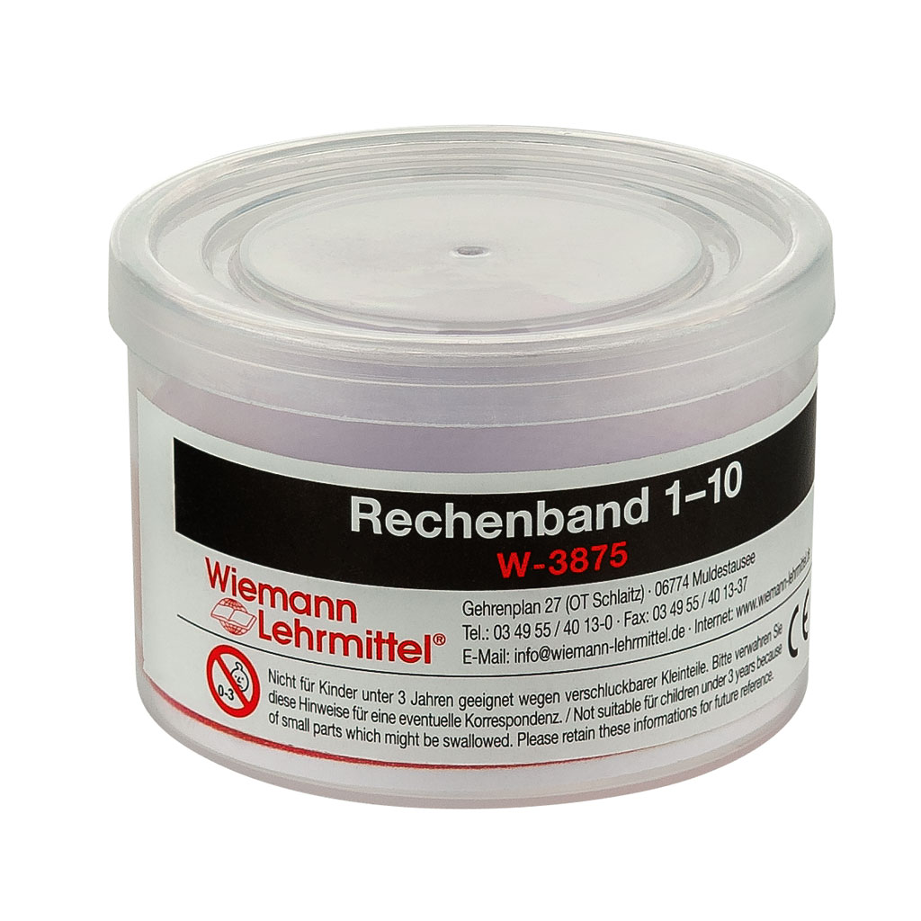 Schülerrechenband 1–10