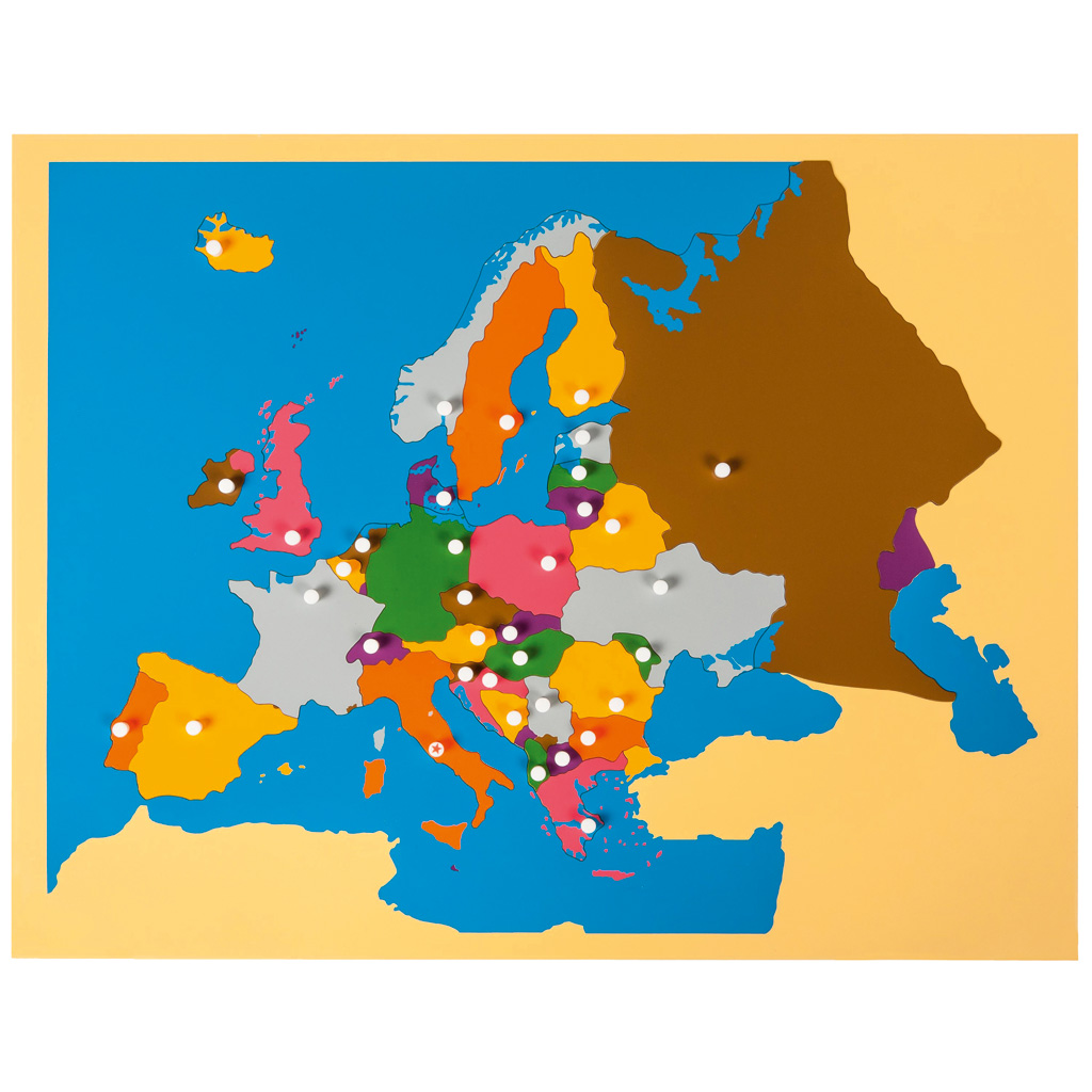 Nienhuis Montessori® Puzzlekarte Europa