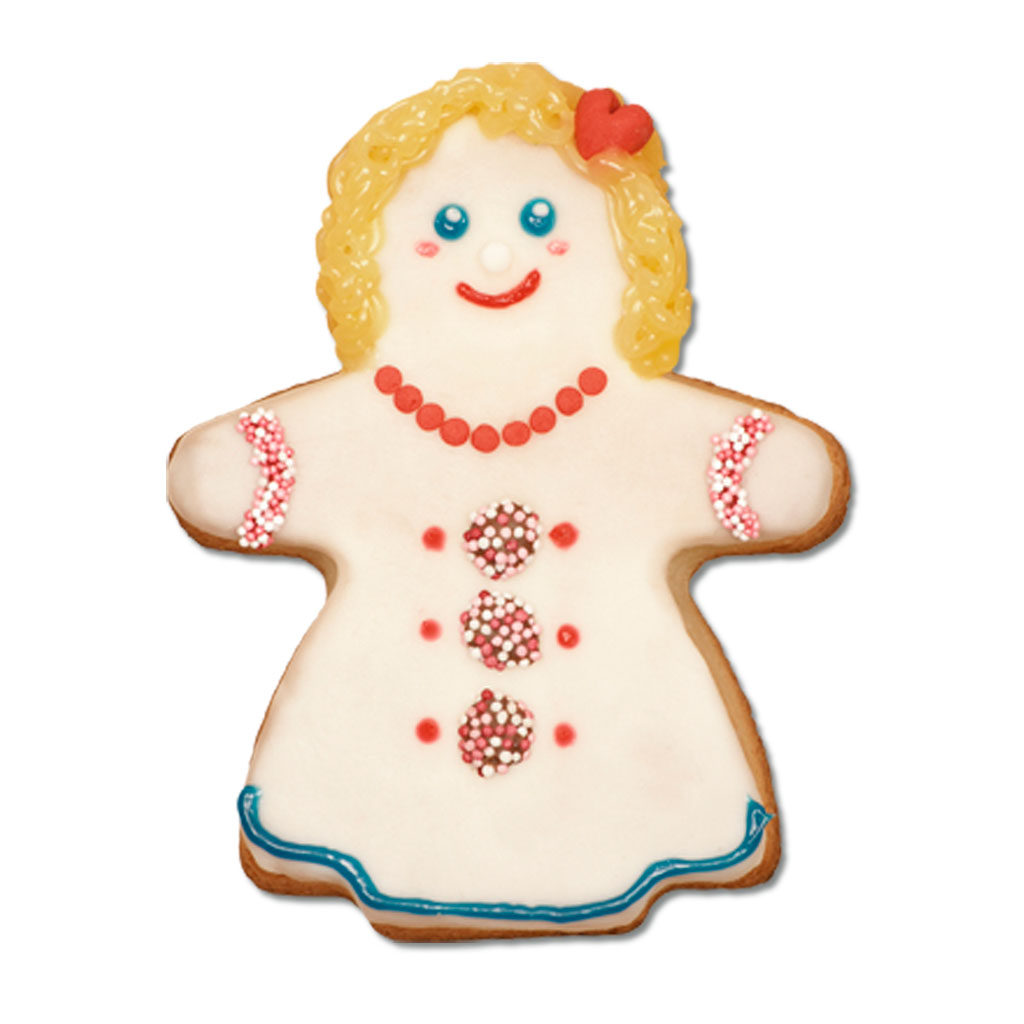 Silikonbackform Lebkuchenfrau