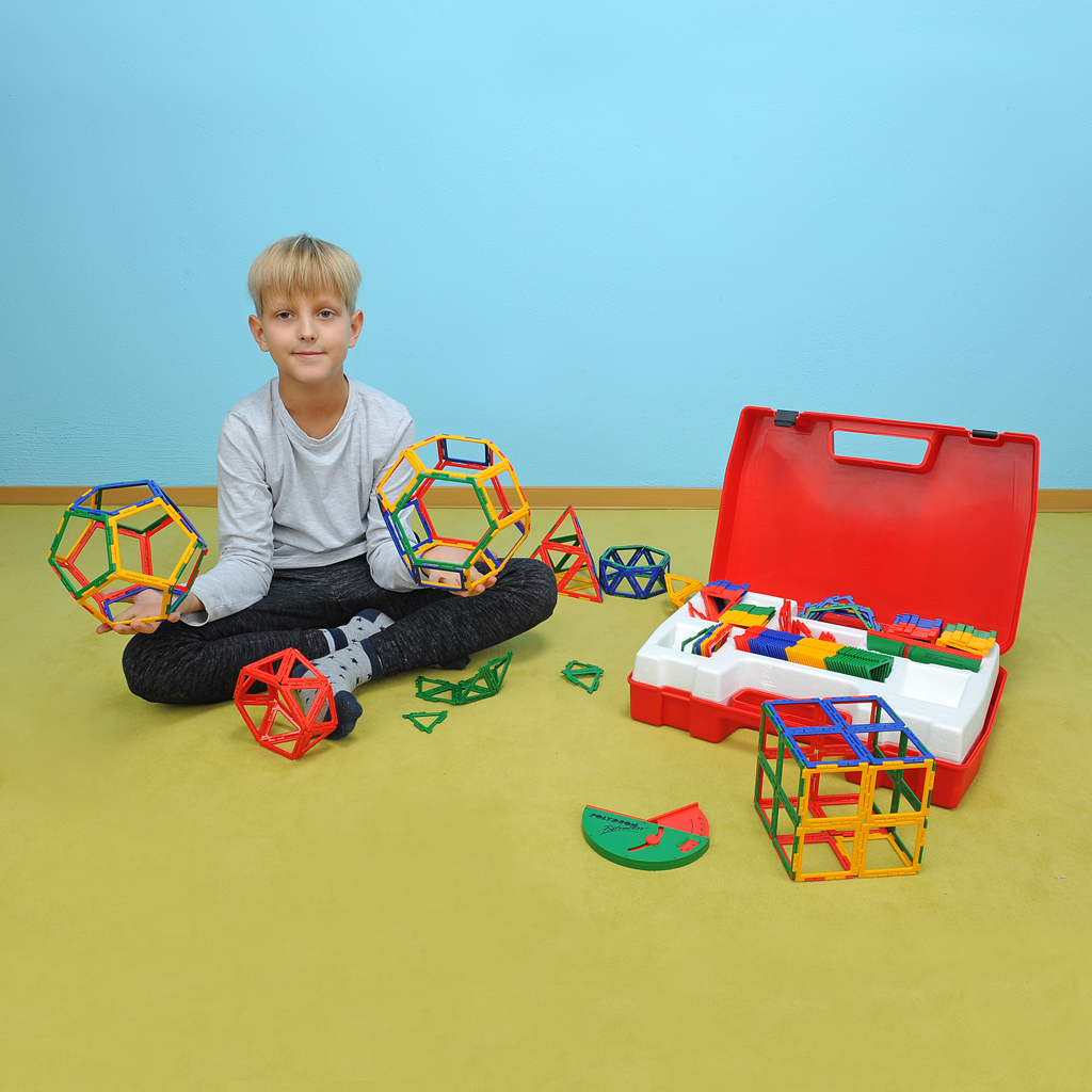Polydron Frameworks 3D-Geometriebauteile Klassenset