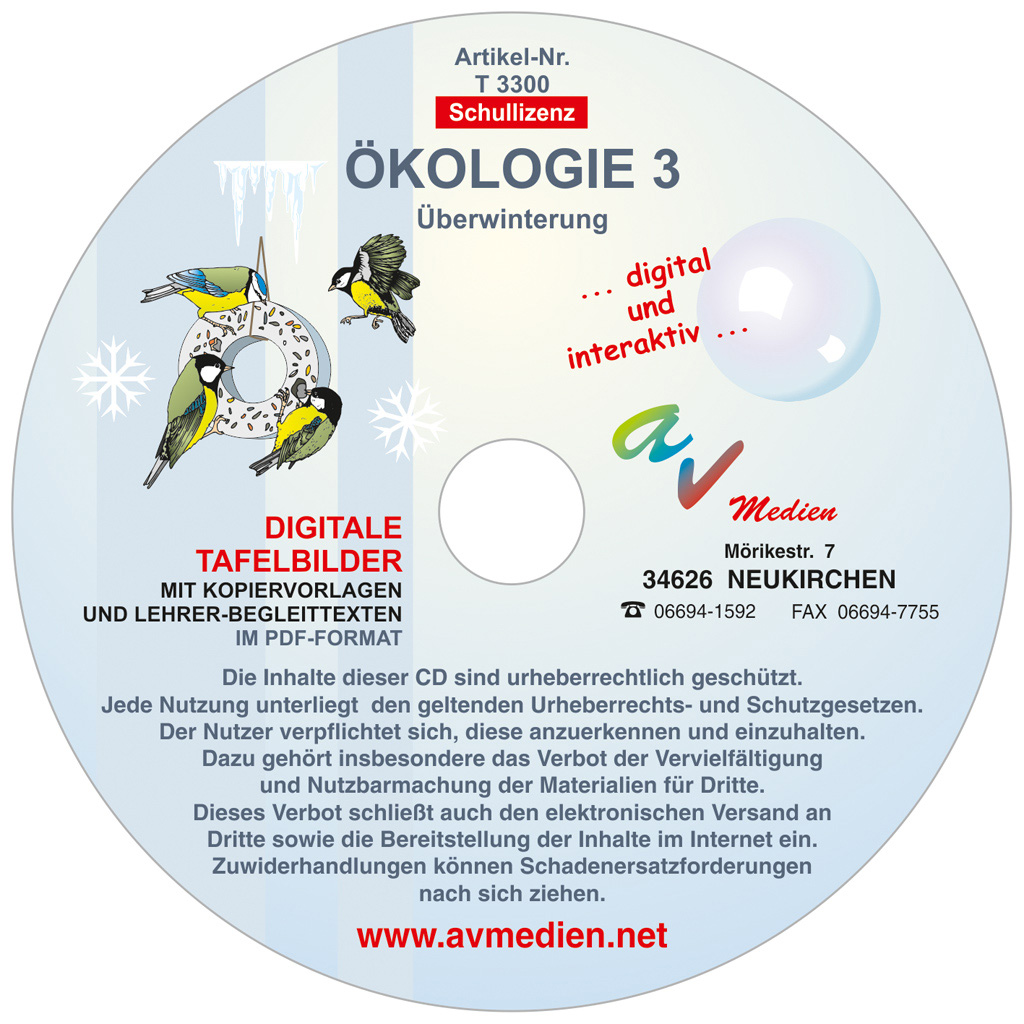 Interaktive digitale Tafelbilder ÖKOLOGIE 3