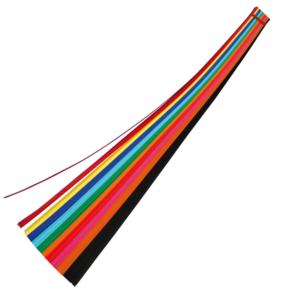 Flechtstreifen 130 g/m², 200 Stück in 10 Farben