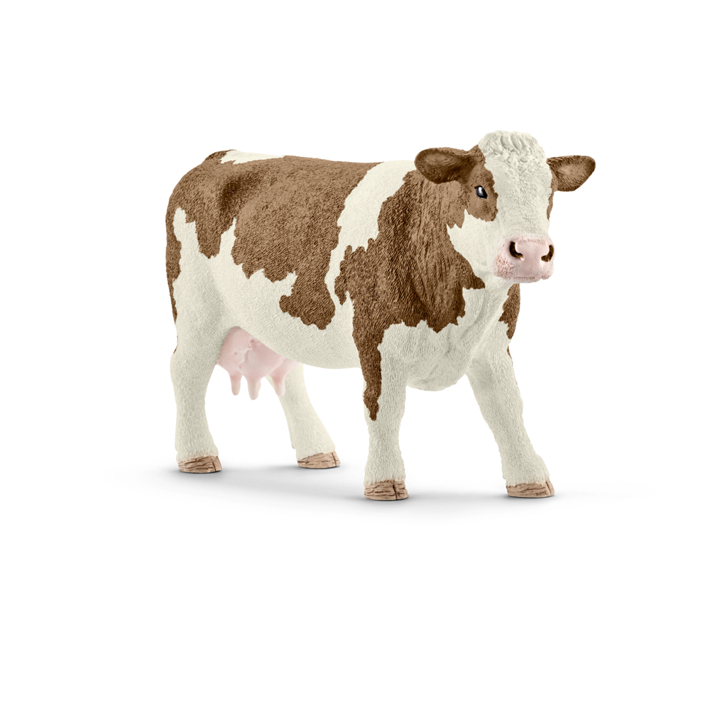Schleich® Fleckvieh-Kuh-Bild Auf diesem Bild ist das Produkt mit der Art.Nr.: W-82871 zu sehen