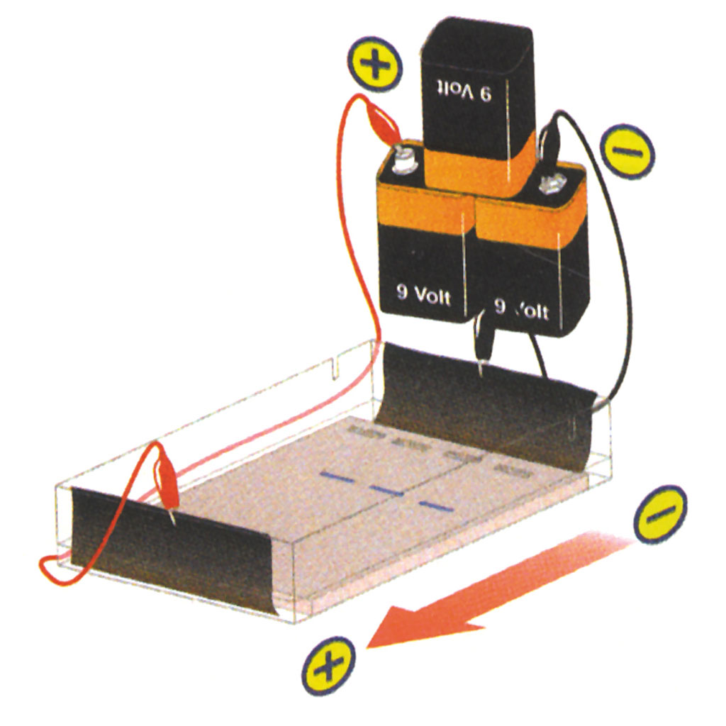 Elektrophorese von Farbstoffen - Ersatzmaterial