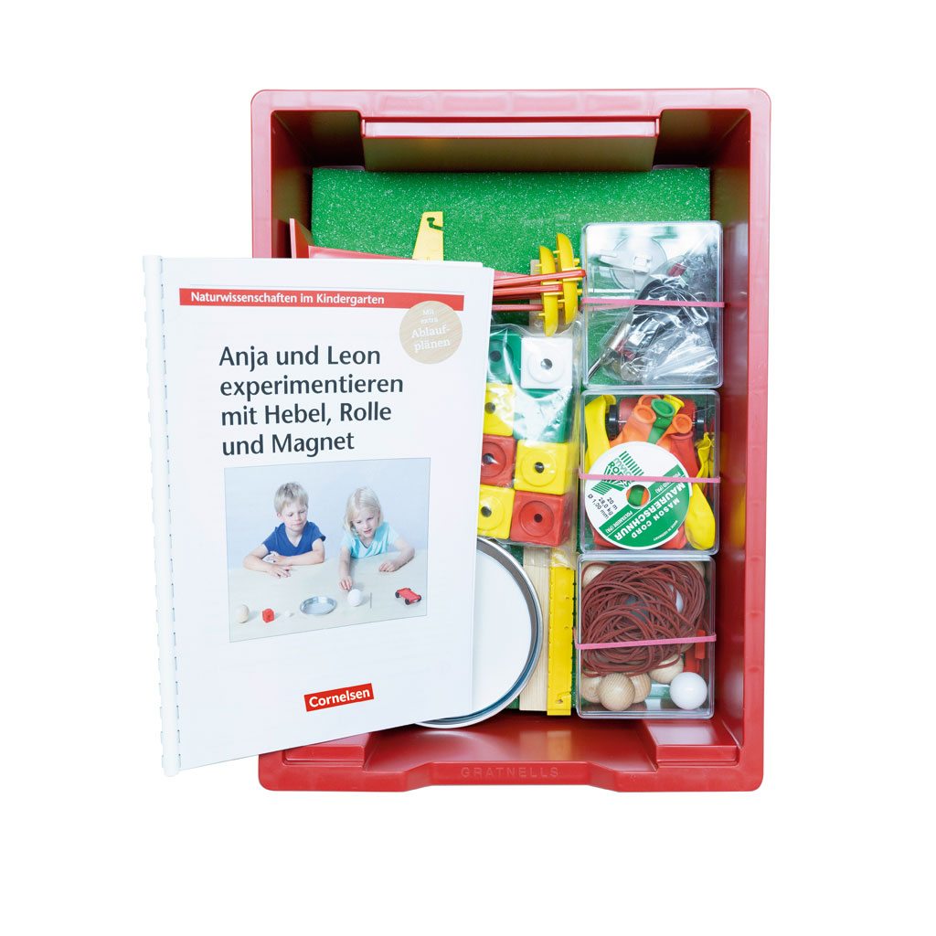 Anja und Leon experimentieren mit Hebel, Rolle und Magnet Anja und Leon experimentieren mit Hebel, Rolle und Magnet