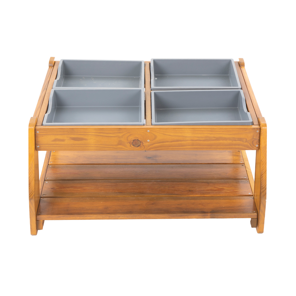 Kleiner Outdoor-Sand- und Matschtisch