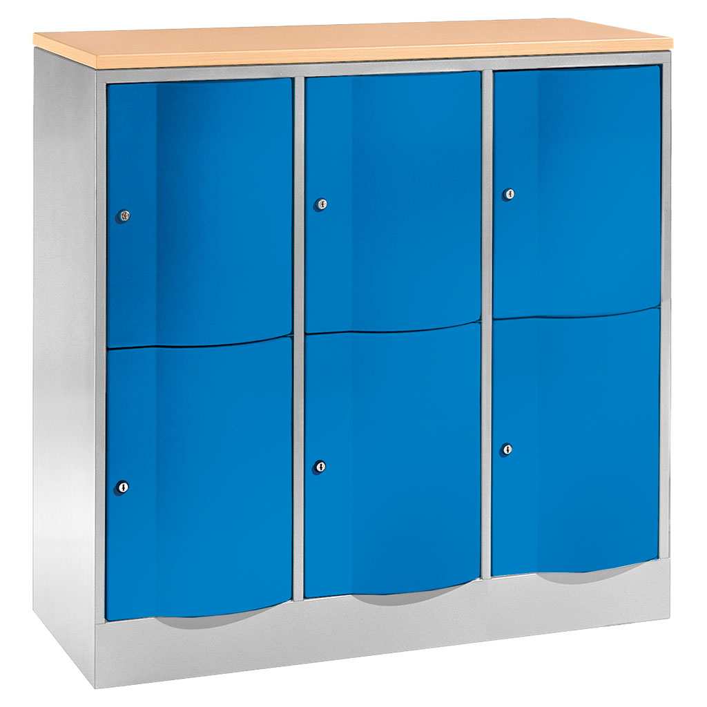 Großraum-Schließfachschrank, 3-reihig Großraum-Schließfachschrank, 3-reihig