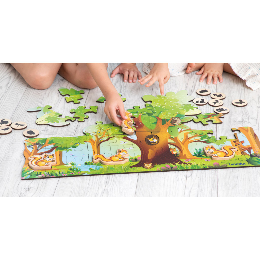 Beleduc® XXL-Puzzle Nuki & Friends