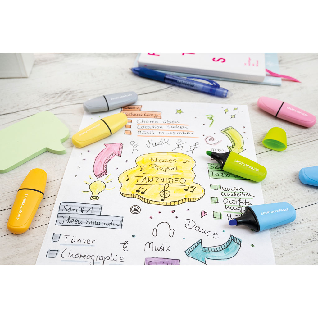 Eberhard Faber Textmarker Mini Highlighter Pastell Eberhard Faber Textmarker Mini Highlighter Pastell