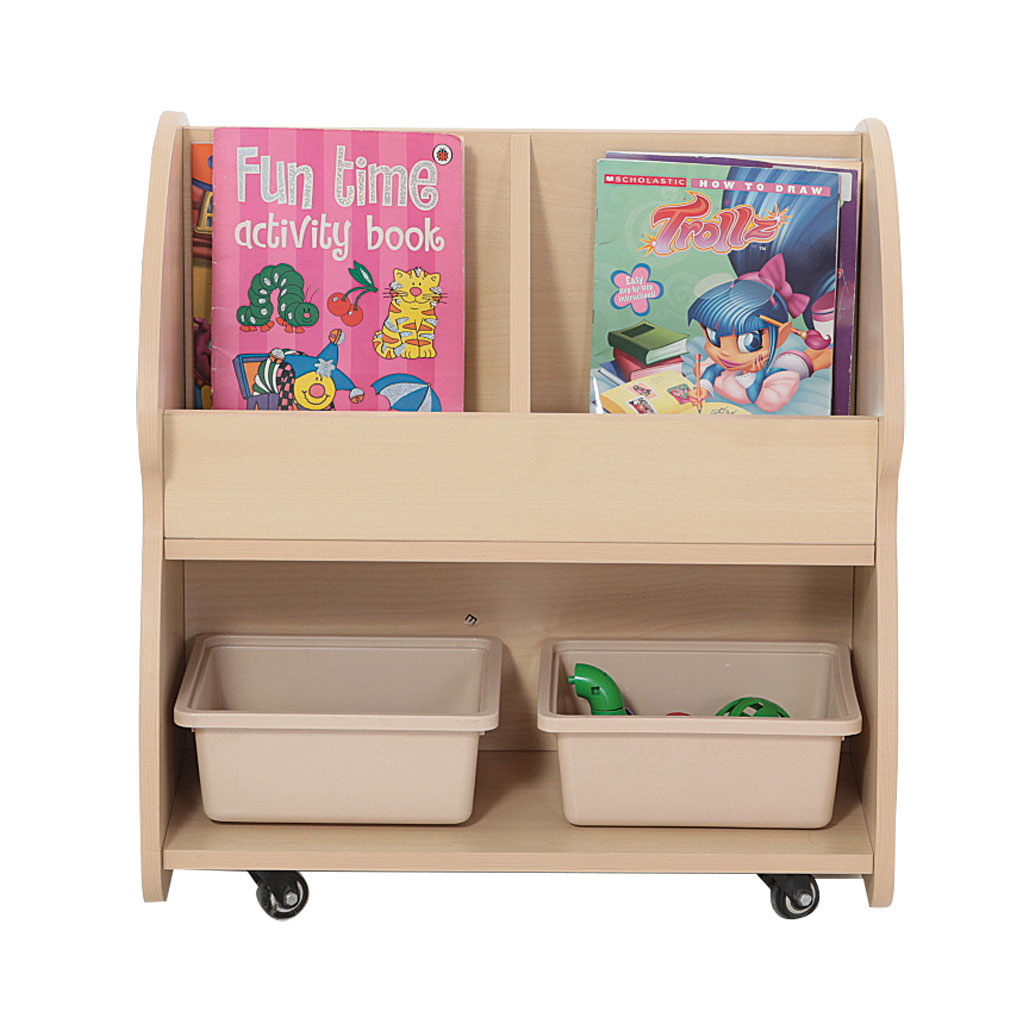 Bücherwagen Pilz, fahrbar