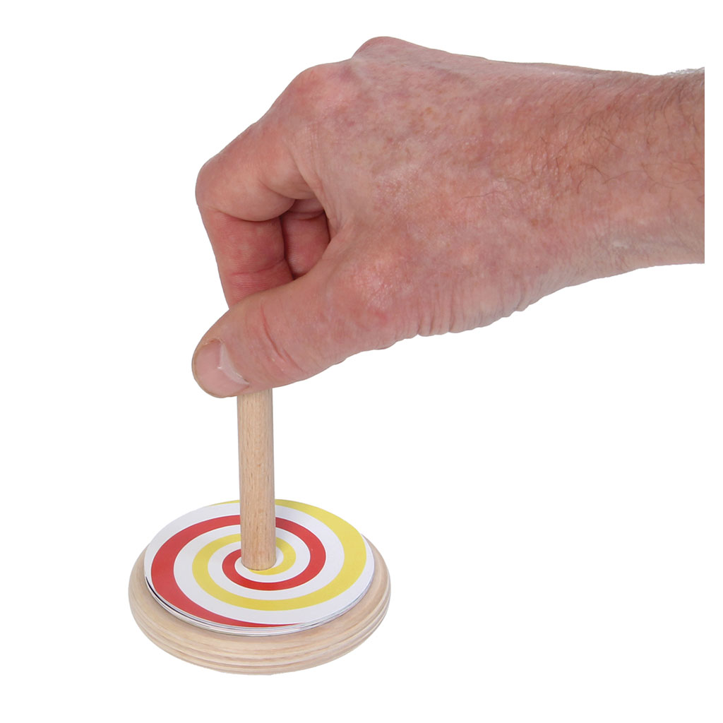 Farbscheibenkreisel, klein, Ø 8 cm