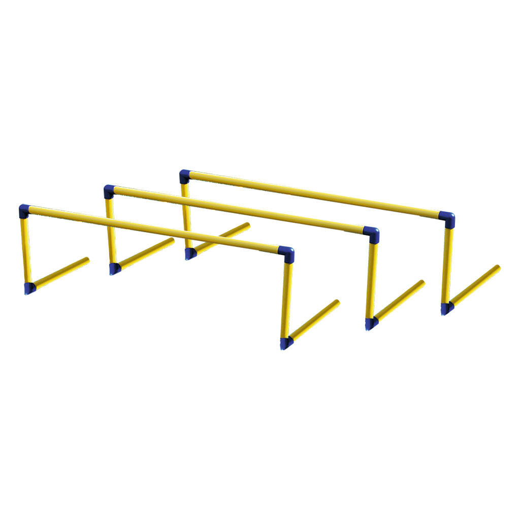Trainingshürde mobil, Set mit 3 Hürden, Höhe 40 cm