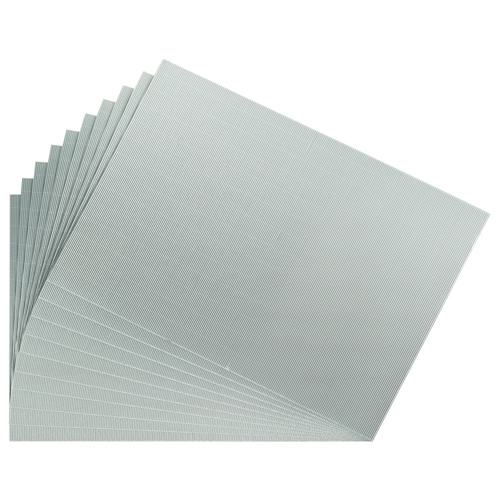 Bastelwellpappe, 10 Bogen, 50 x 70 cm
