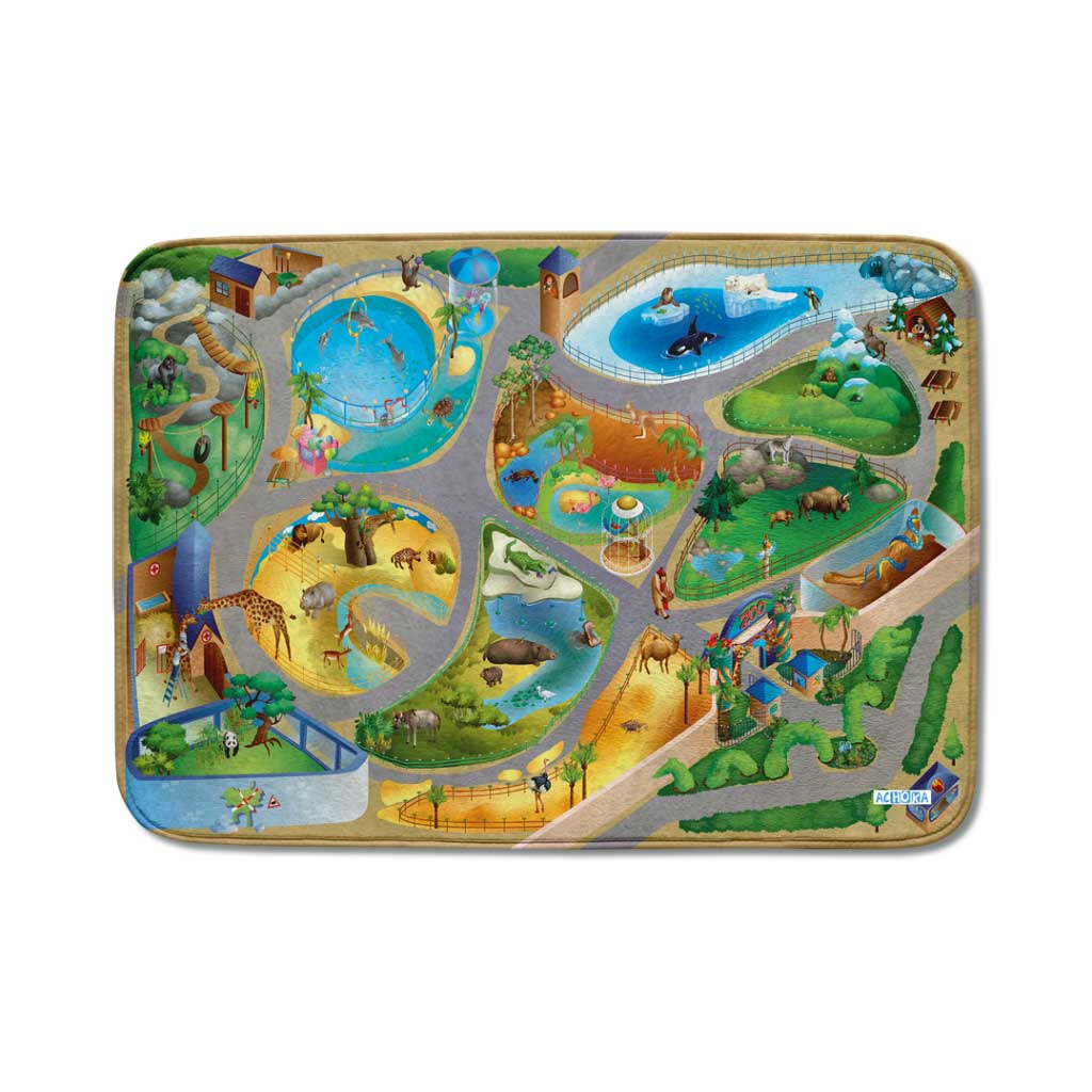 Spielteppich „Super-Soft“ – Zoo-Teppich