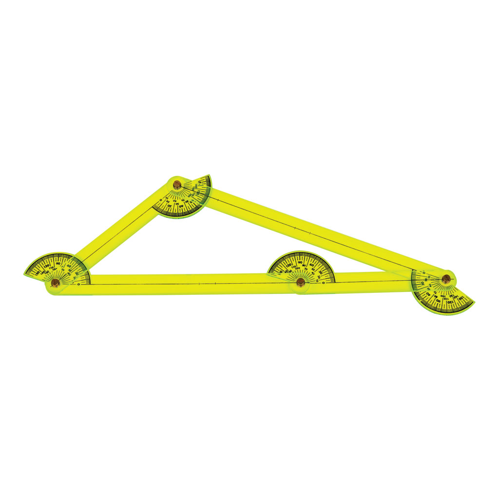 Overheadmodell Winkelsumme im Viereck