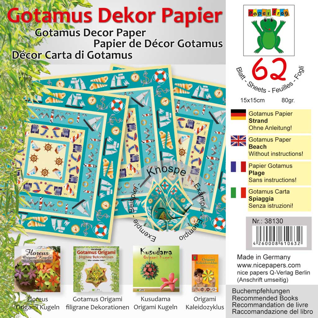 Gotamus Dekor-Papiere, in verschiedenen Motiven