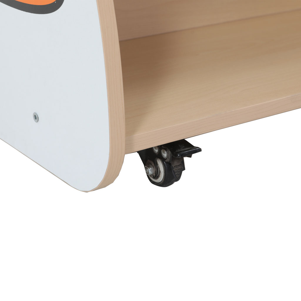 Bücherwagen Pilz, fahrbar