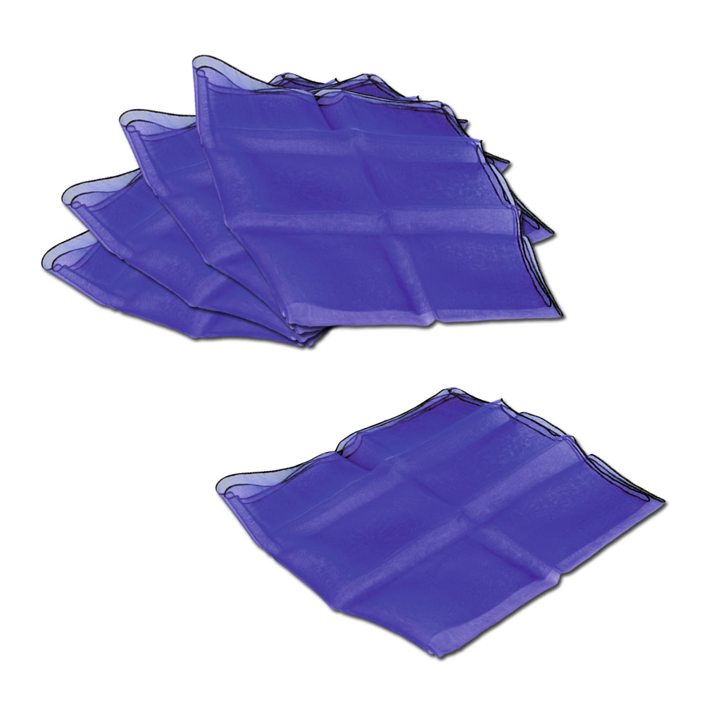 Chiffon-Tücher - 5-er Satz in verschiedenen Farben