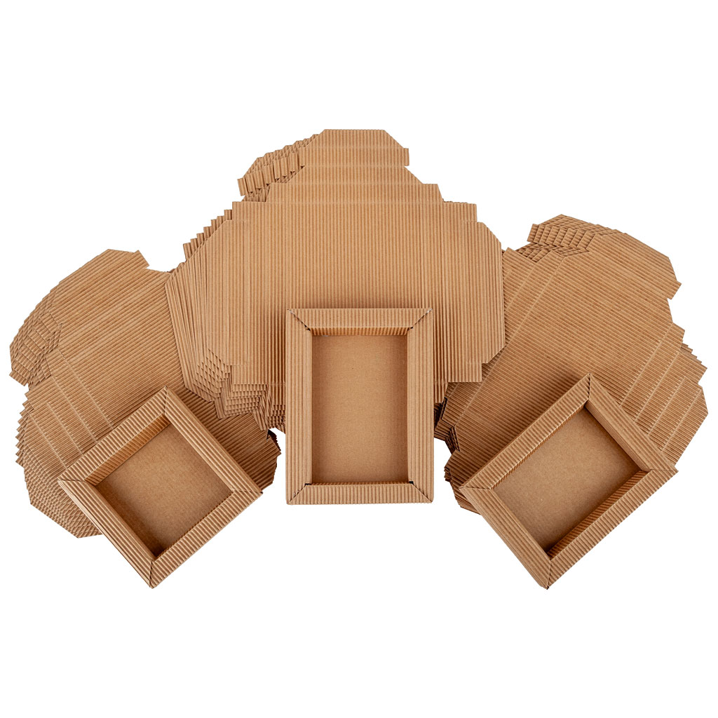 Bilderrahmen-Bastelset aus Wellpappe, 30 Stück