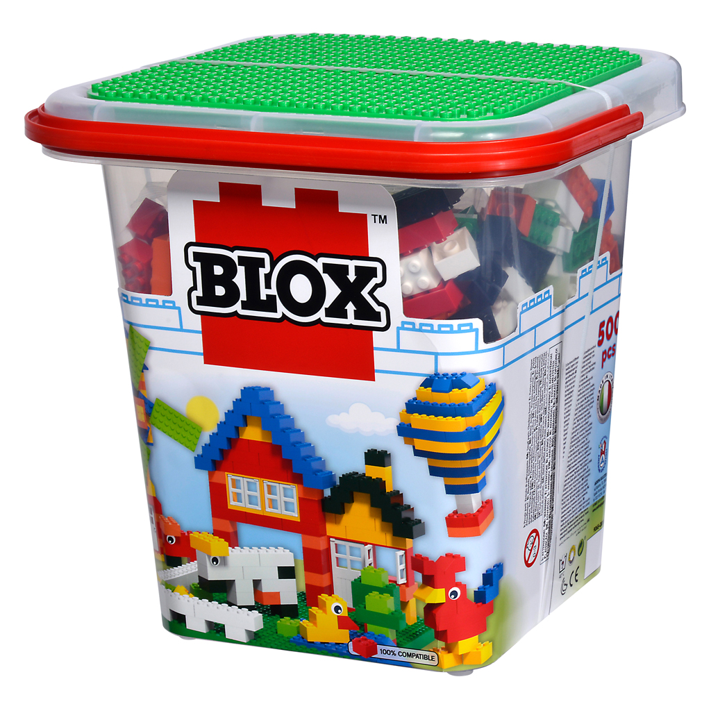 Blox Eimer mit 500 Bausteinen