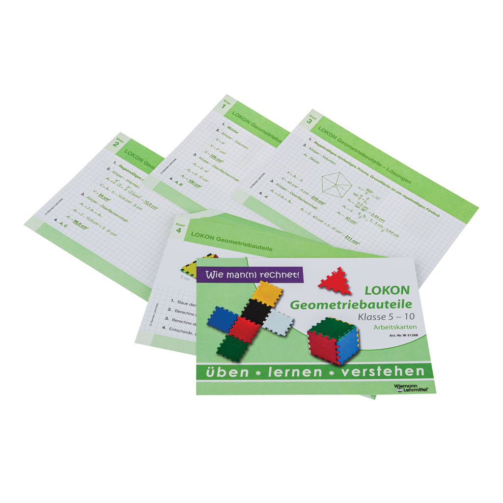 Arbeitskarten - LOKON Geometriebauteile Arbeitskarten - LOKON Geometriebauteile