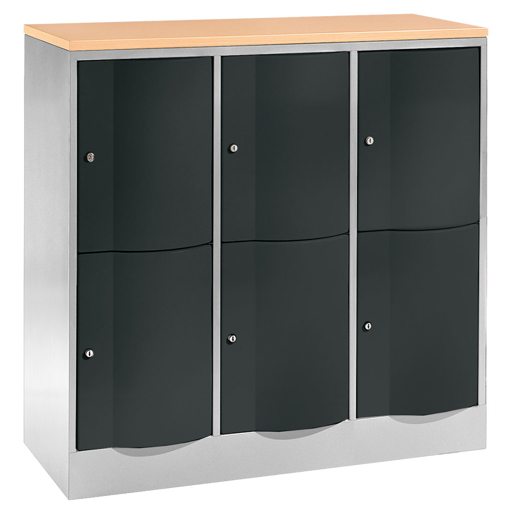 Großraum-Schließfachschrank, 3-reihig Großraum-Schließfachschrank, 3-reihig