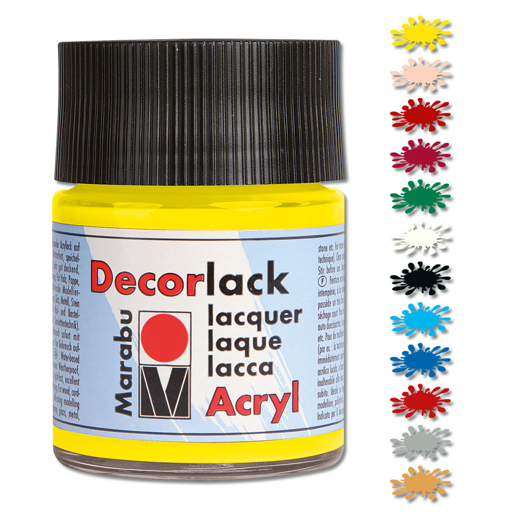 Marabu Acryllack - in 12 Farben lieferbar
