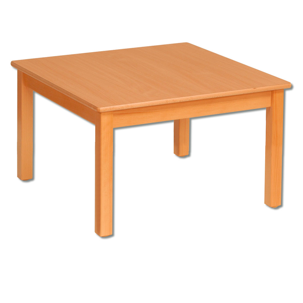 Quadrattisch aus Massivholz