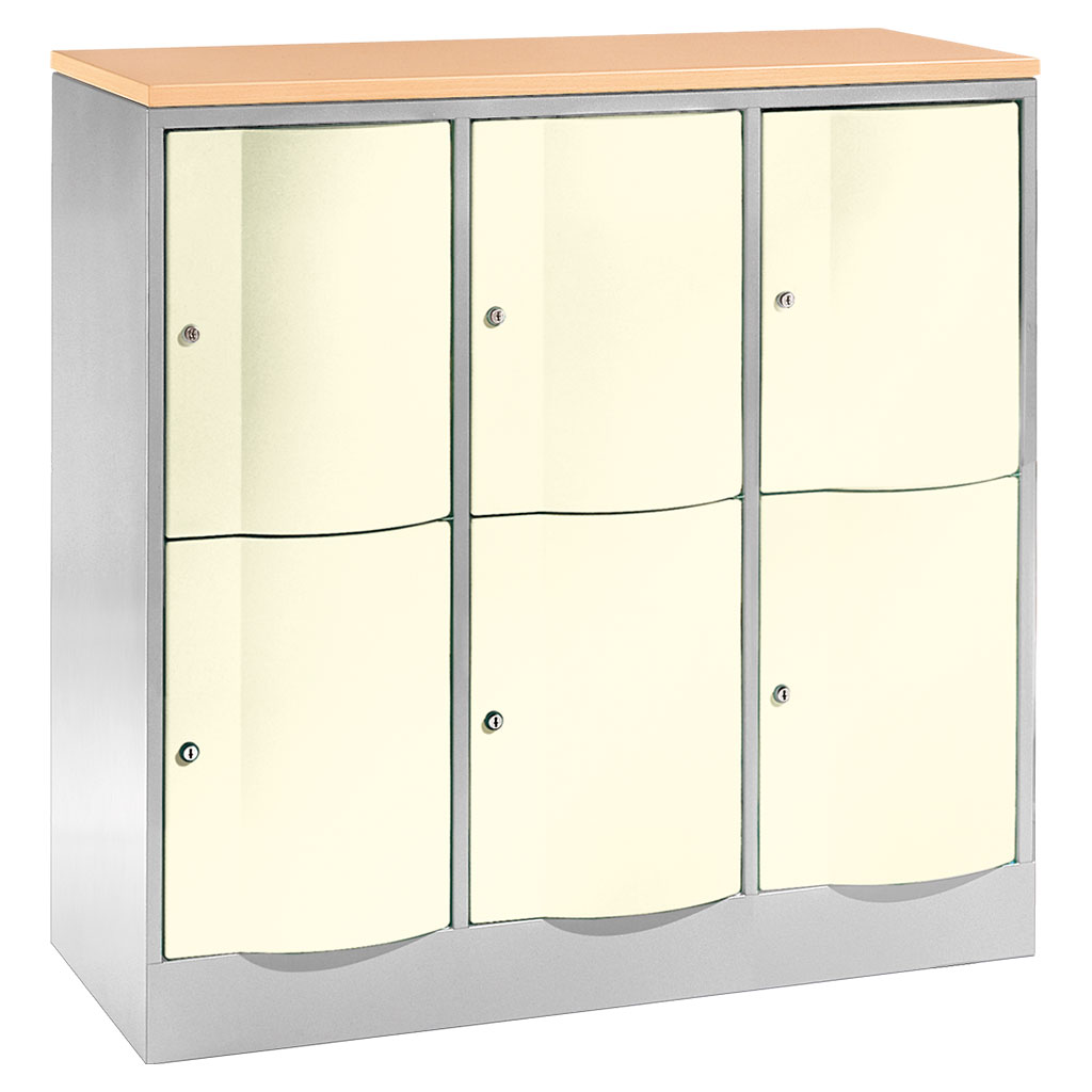 Großraum-Schließfachschrank, 3-reihig Großraum-Schließfachschrank, 3-reihig