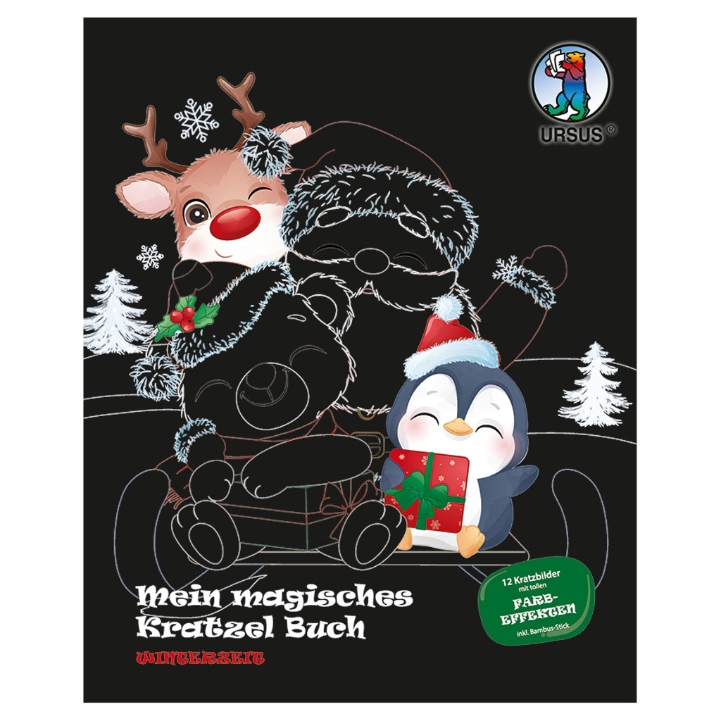 Mein magisches Kratzel-Buch Winterzeit