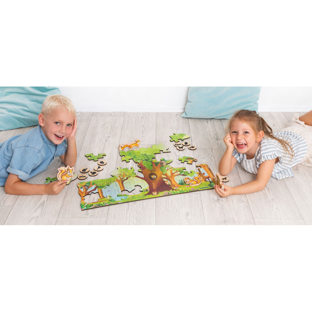 Beleduc® XXL-Puzzle Nuki & Friends