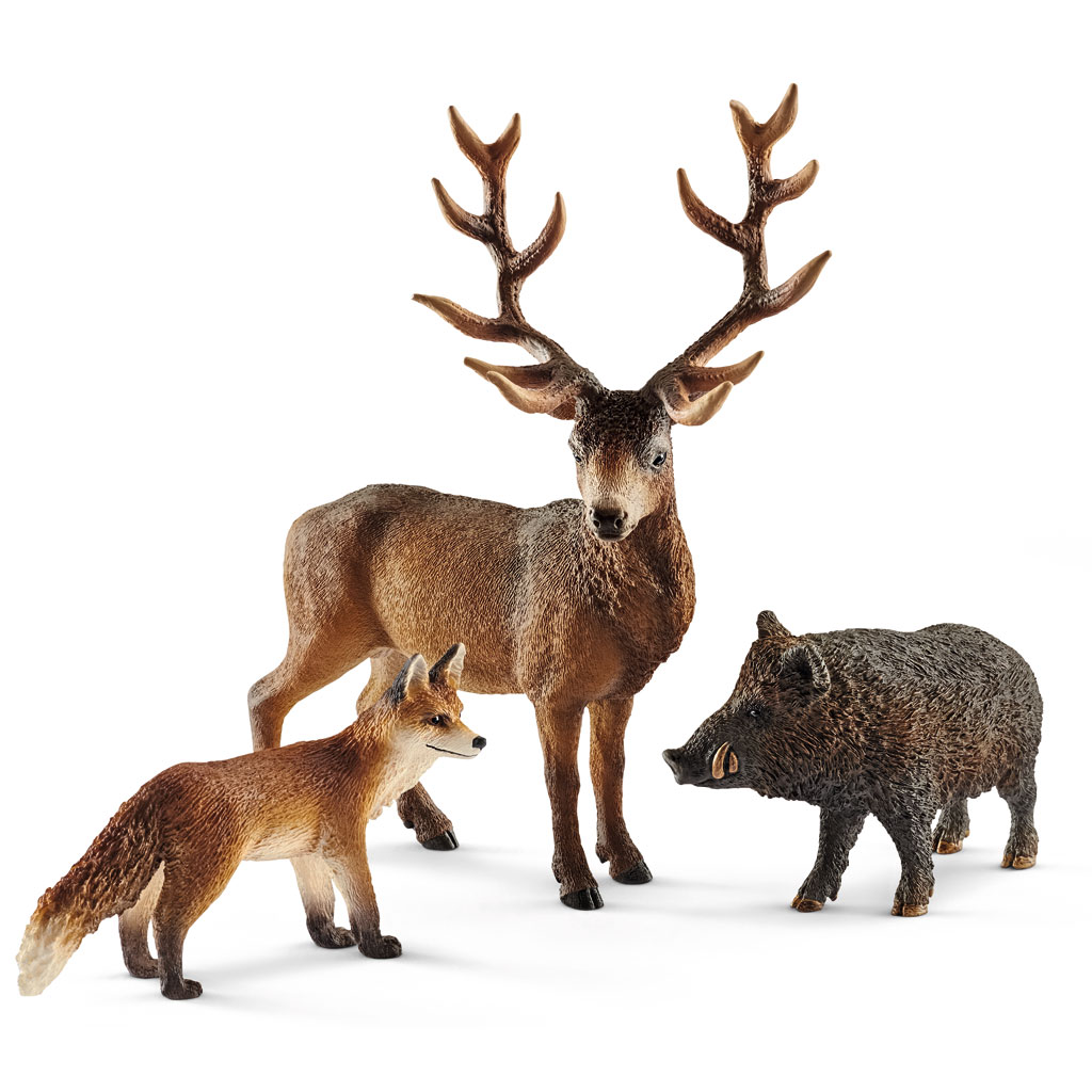 temp81883-set-schleich-tiere-wildschwein-rothirsch-fuchsU0A9CuyiB4Nid Schleich® Heimische Wildtiere im Set