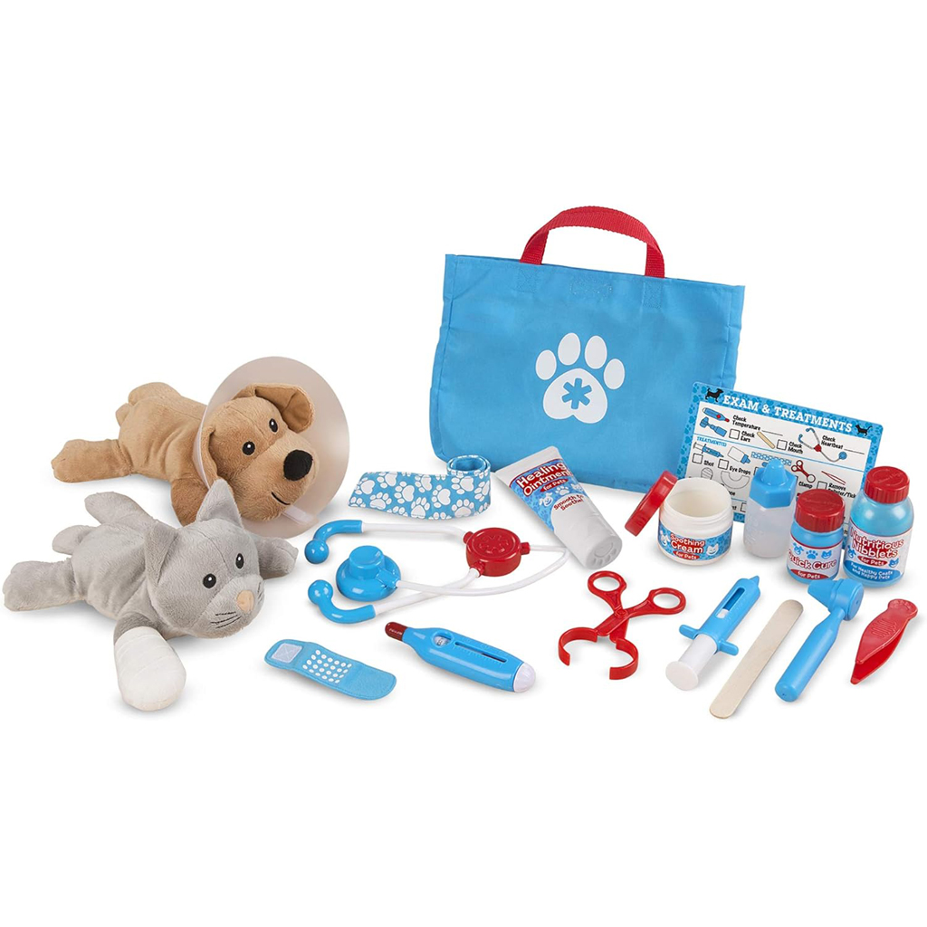 Melissa & Doug Tierarzt-Spielset, 24 Teile-Bild Auf diesem Bild ist das Produkt mit der Art.Nr.: W-83900 zu sehen