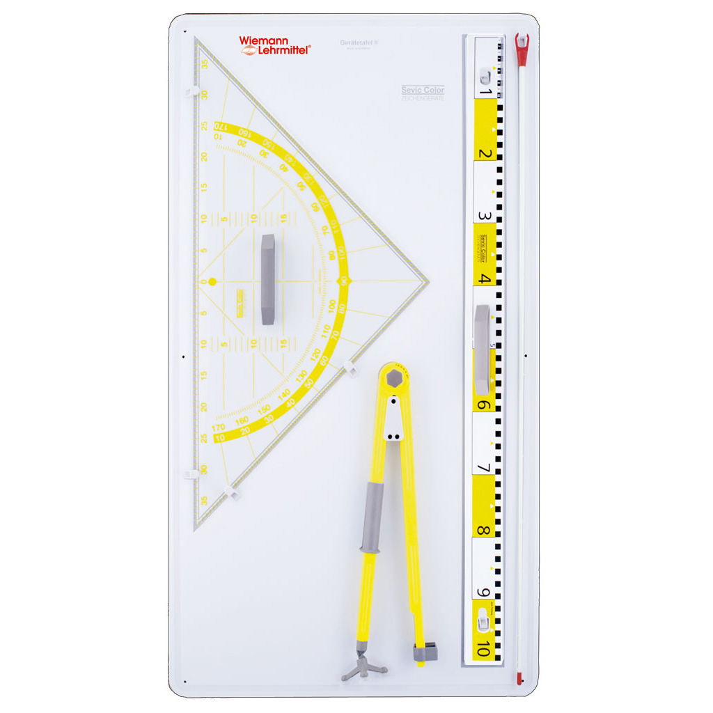 Geräteplatte B - Geometrie für die Tafel