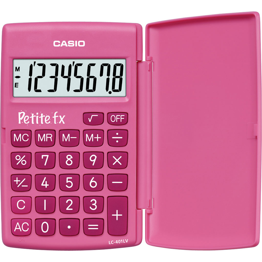 CASIO Petite fx – Der Schulstart-Taschenrechner pink