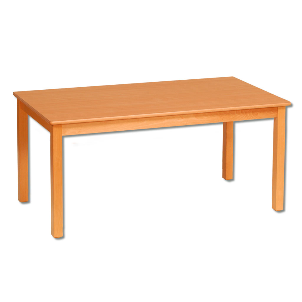 Rechtecktisch aus Massivholz