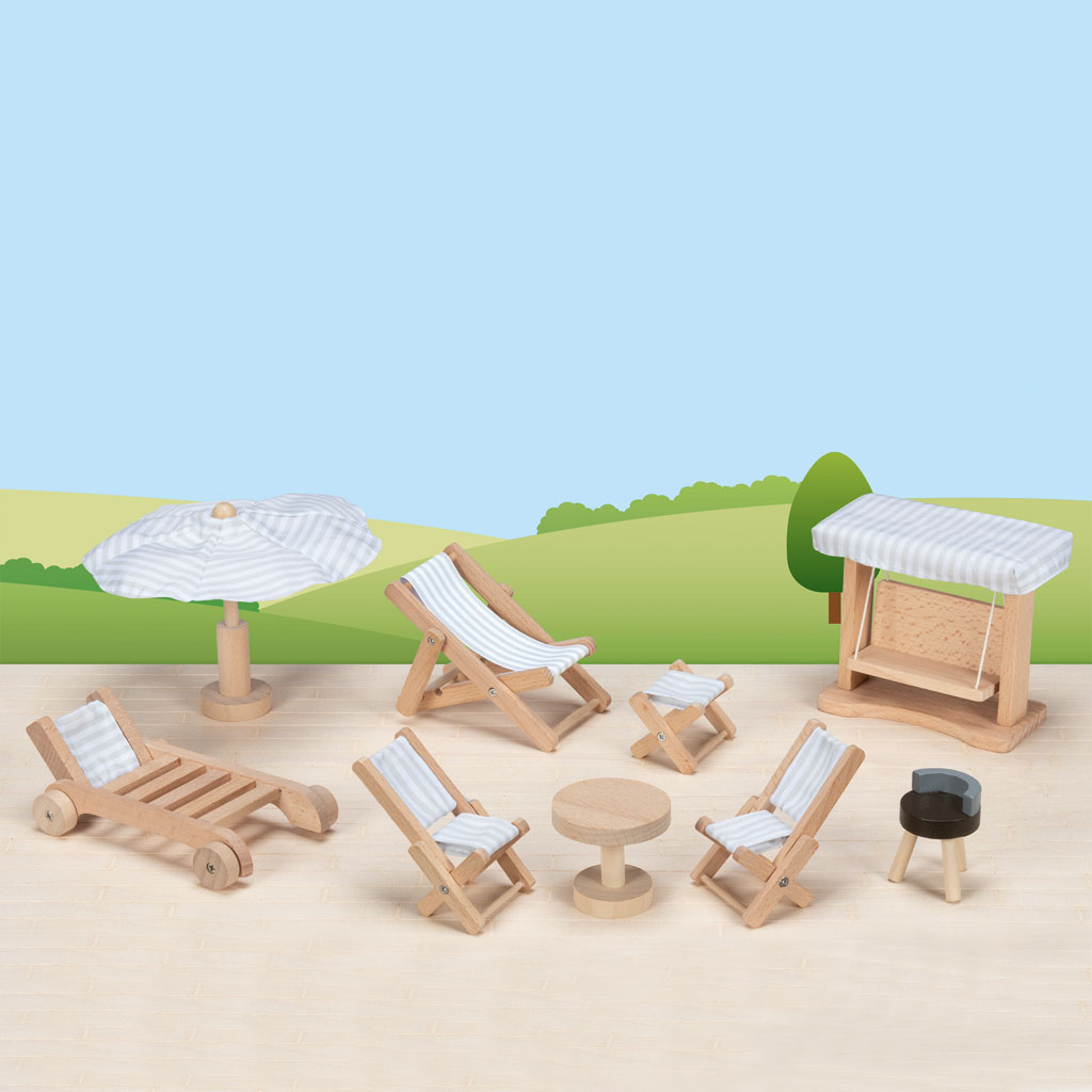 Puppenmöbel Garten