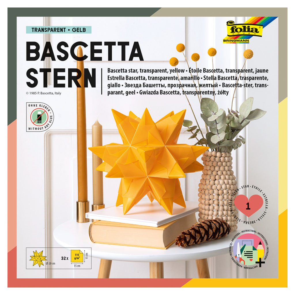 Folia® Bascetta Stern-Bastelset