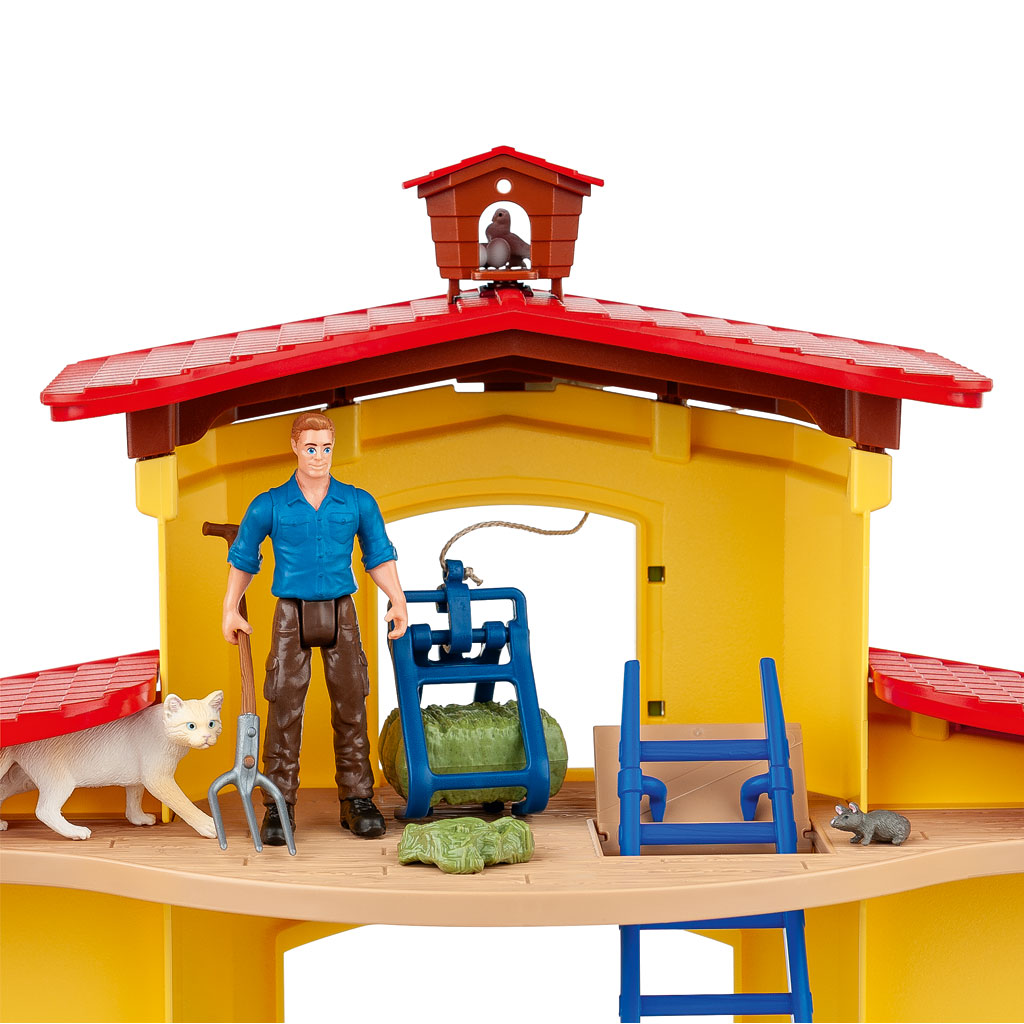 Schleich® Großer Stall mit Tieren und Zubehör