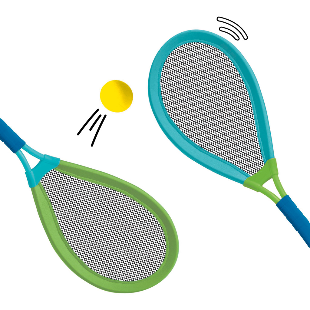 XXL Tennis- und Badminton-Set