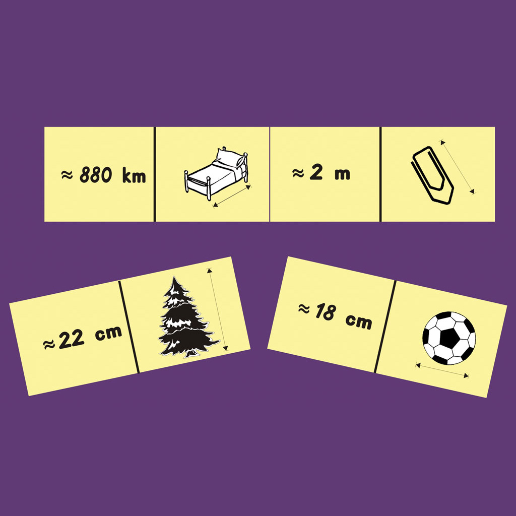 Maßeinheiten Domino – Längenmaße