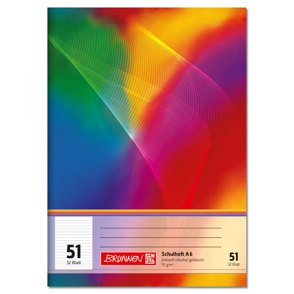 Brunnen® Schulheft DIN A6