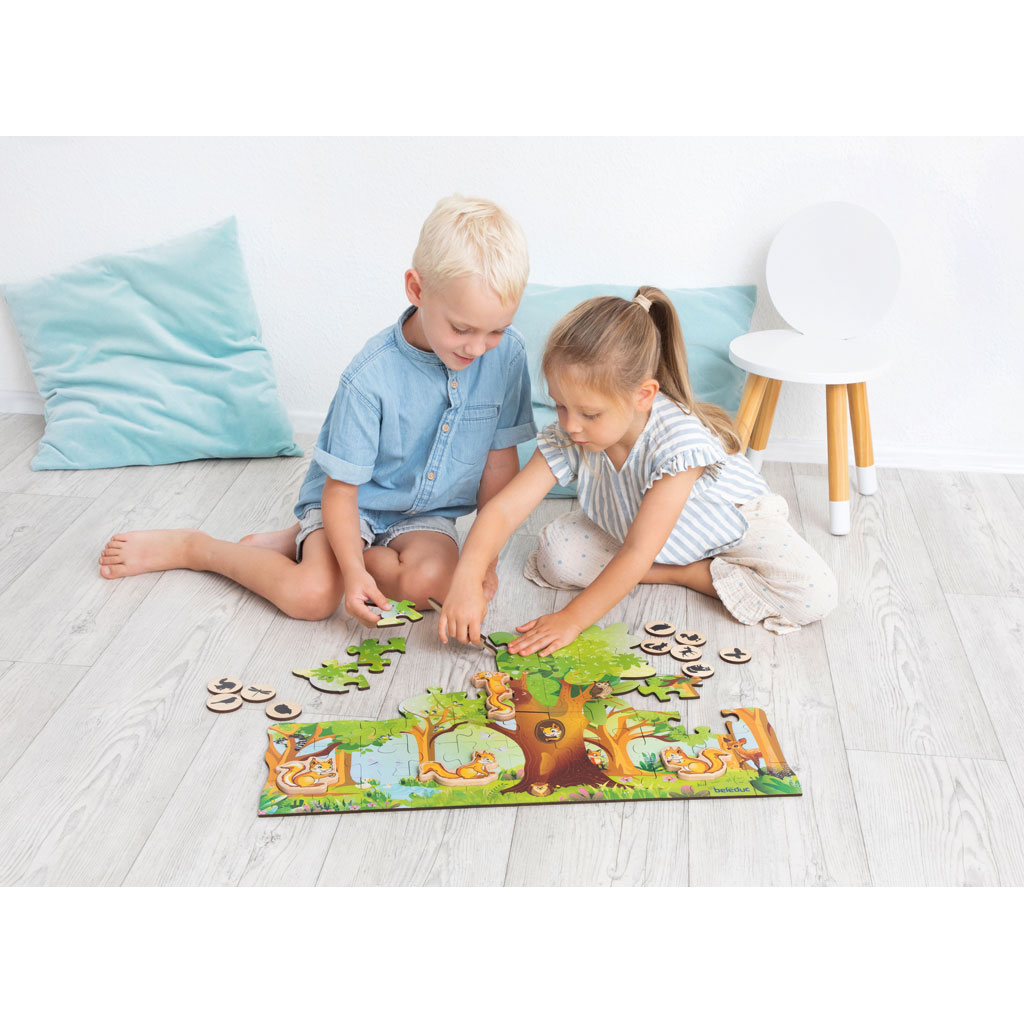 Beleduc® XXL-Puzzle Nuki & Friends