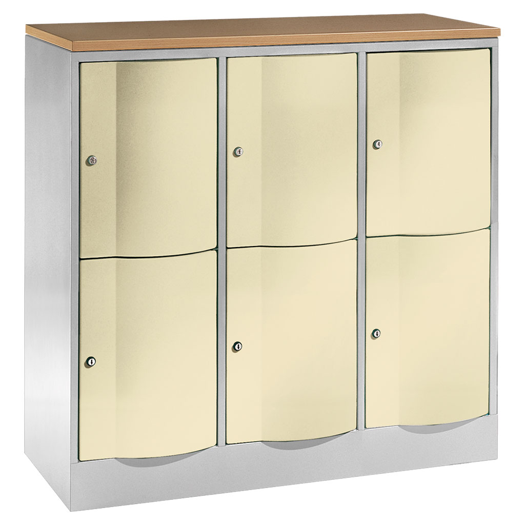 Großraum-Schließfachschrank, 3-reihig Großraum-Schließfachschrank, 3-reihig