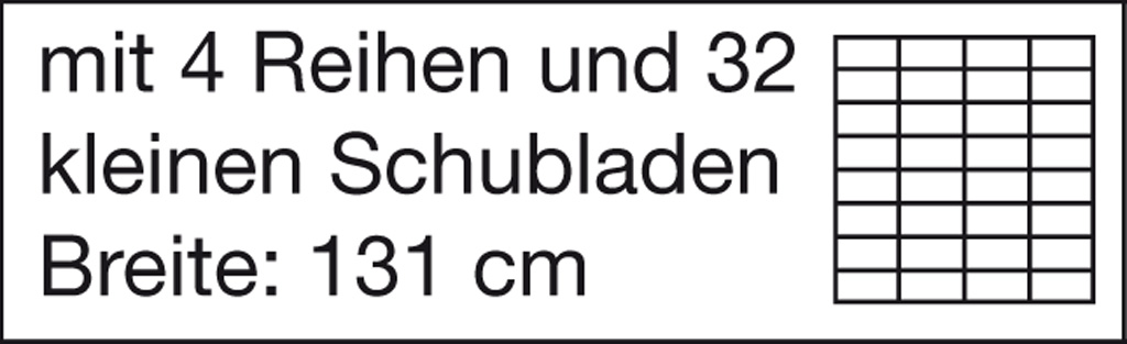 temp4reihen32kleineschubladenEqk7RB4GeX2C6 Modulus® Eigentumsschrank mit Standfüßen und 32 Schüben