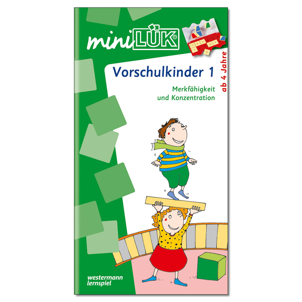 Übungen für Vorschulkinder 1 - miniLÜK