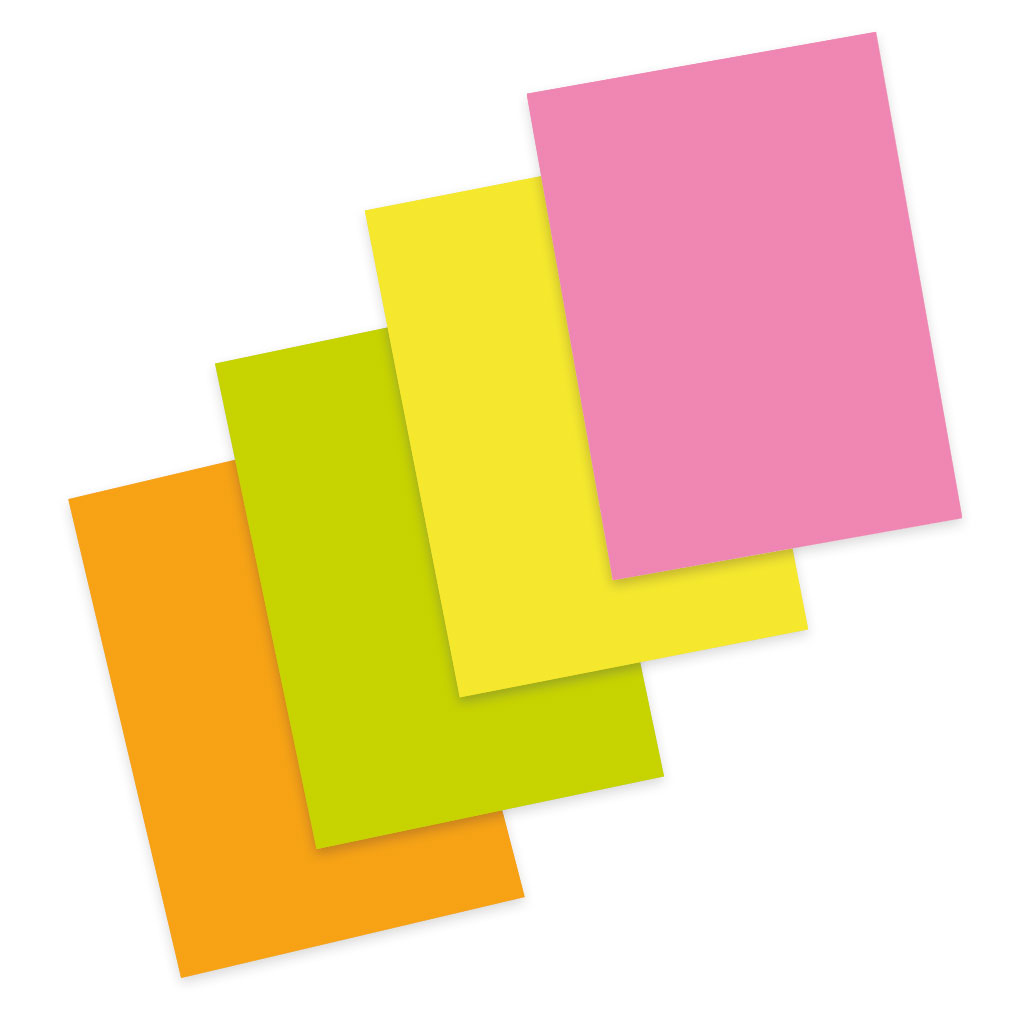 Kopierpapier Neon 80 g/m², 500 Bogen, A4