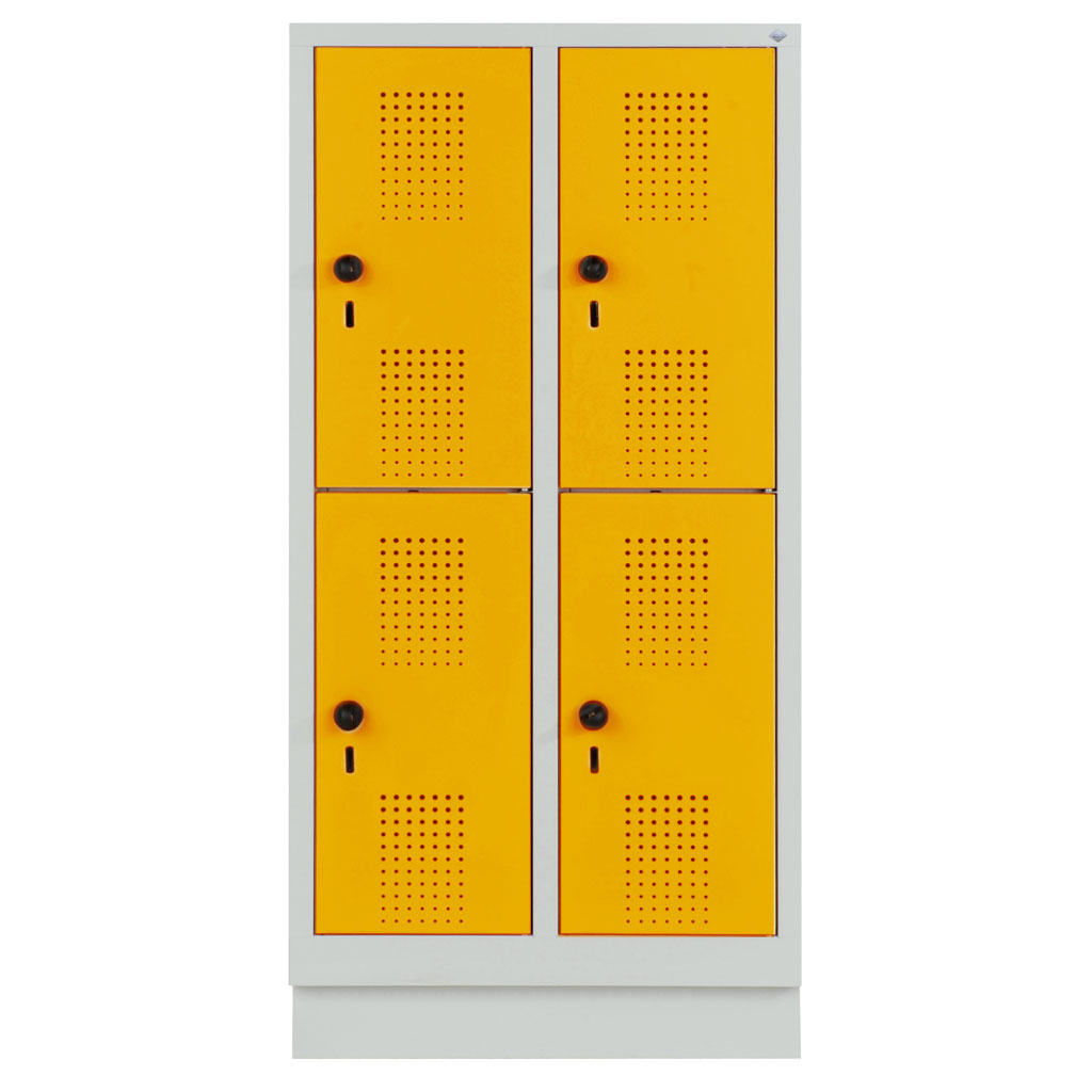 Garderobenschrank, doppelstöckig Garderobenschrank, doppelstöckig